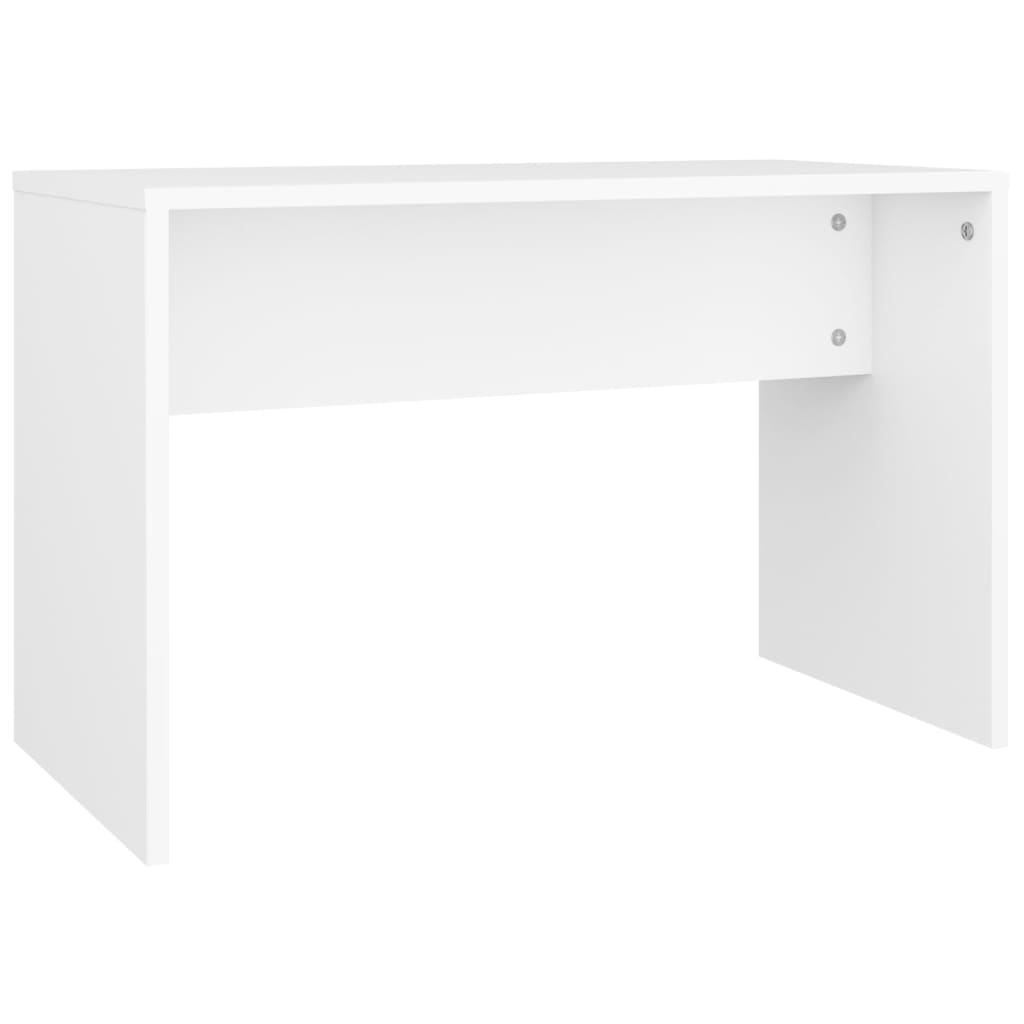 Sminkebordsett hvit 74,5x40x141 cm