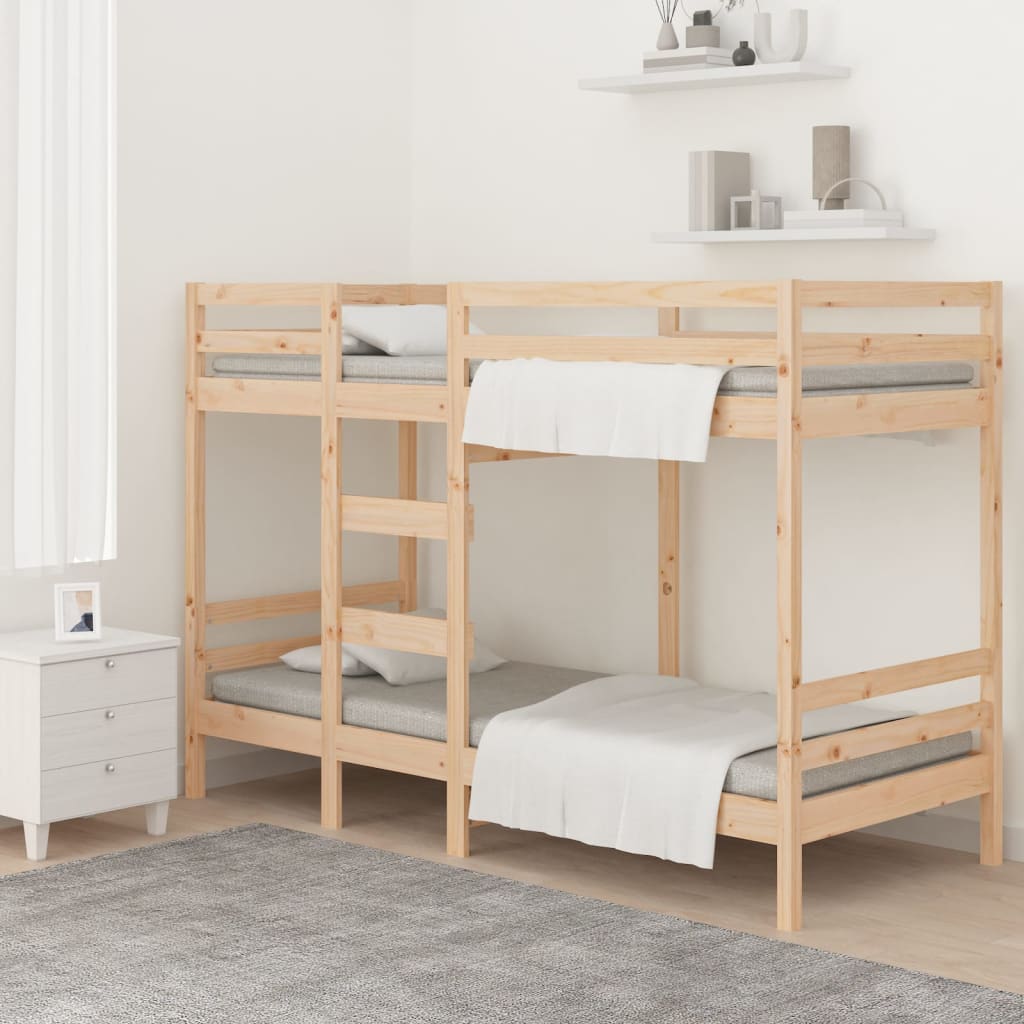 Køyeseng uten madrass 90x200 cm heltre furu