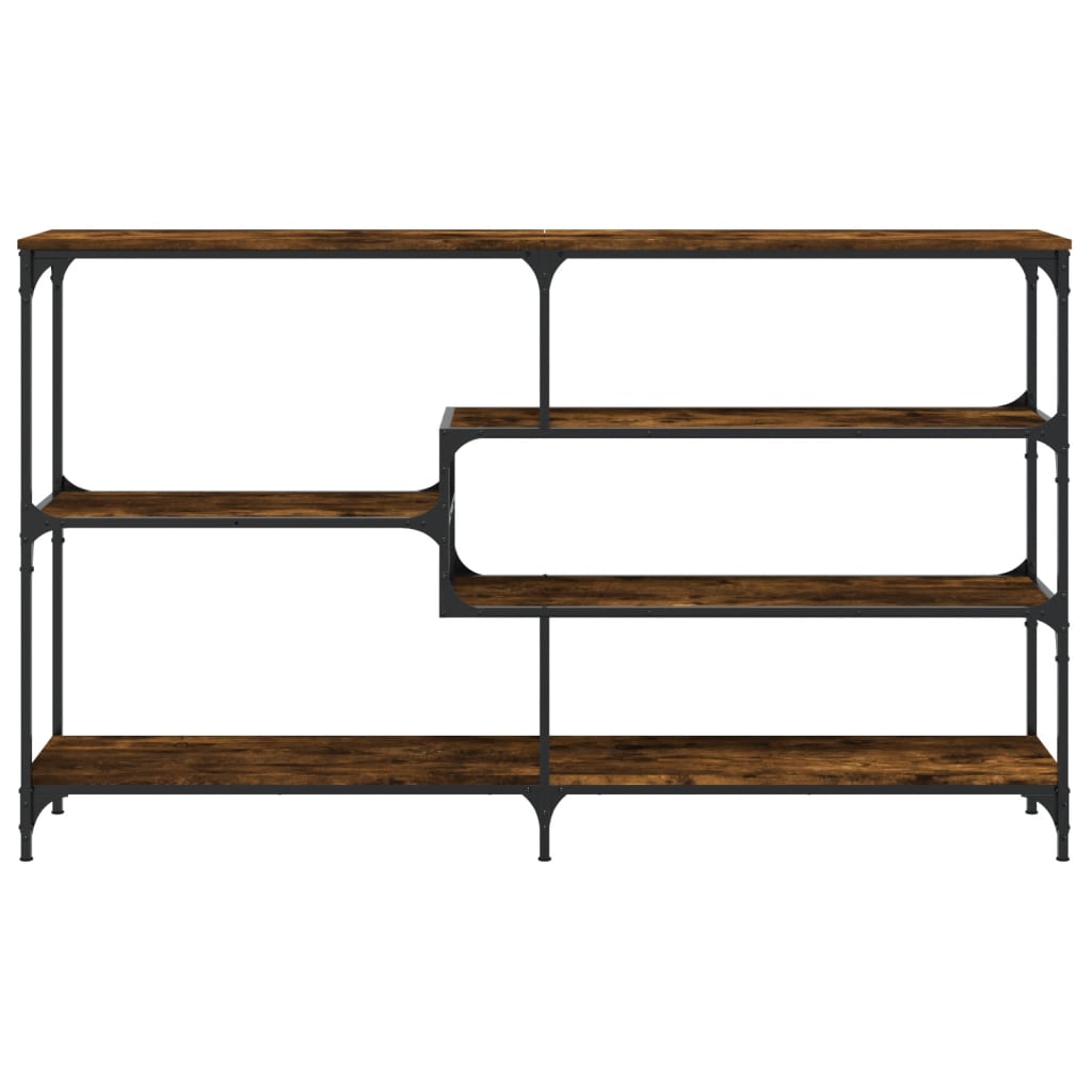 Konsollbord røkt eik 160x32x95 cm konstruert tre