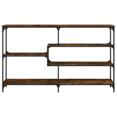 Konsollbord røkt eik 160x32x95 cm konstruert tre