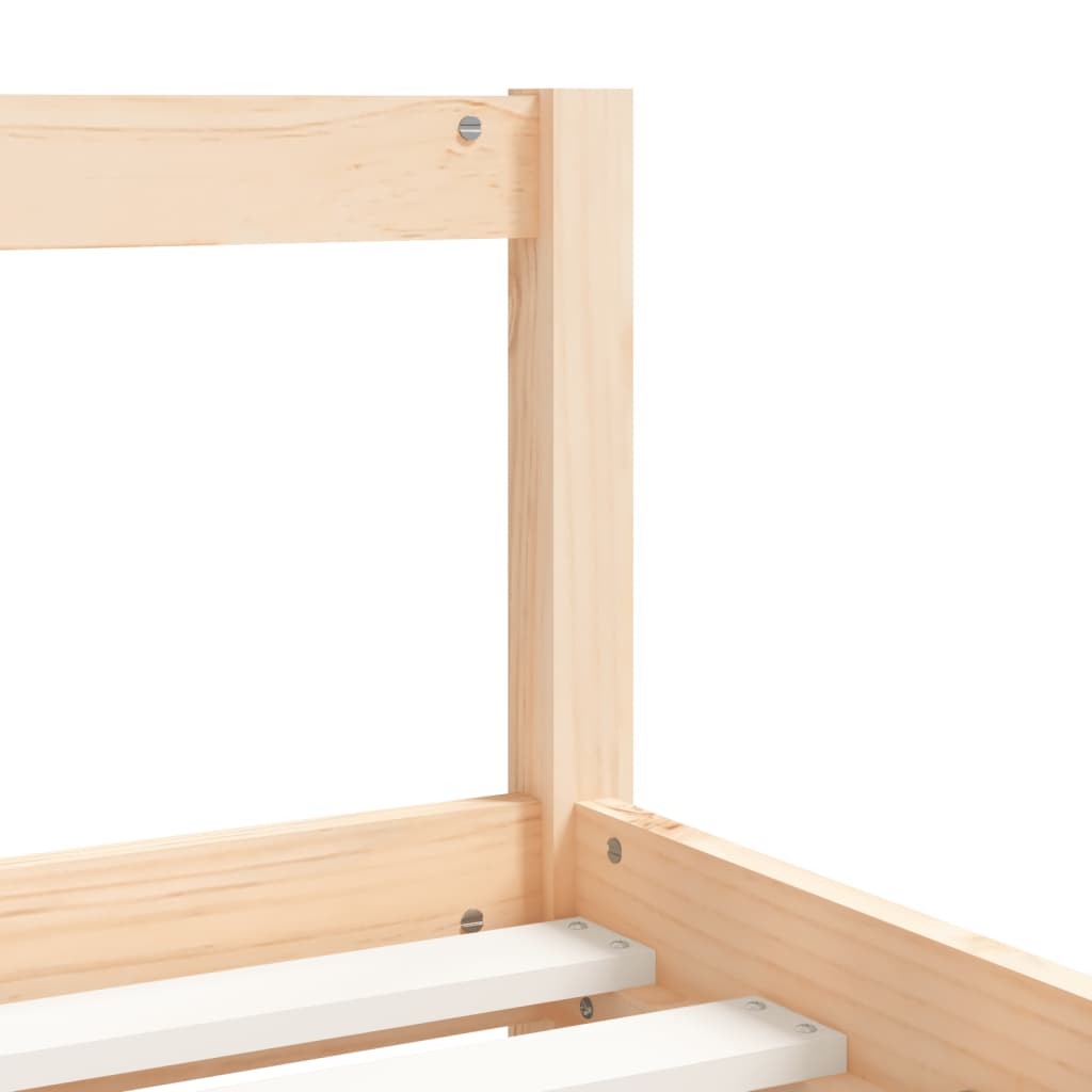 Barnesengeramme med skuffer 80x160 cm heltre furu - SminkeBord.no