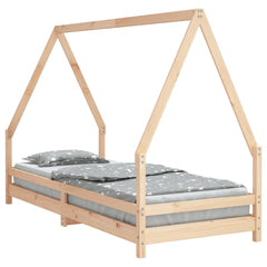 Barnesengeramme 80x200 cm heltre furu - SminkeBord.no