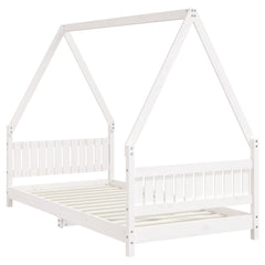 Barnesengeramme hvit 90x190 cm heltre furu - SminkeBord.no