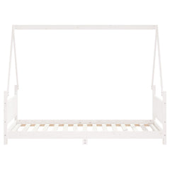 Barnesengeramme hvit 90x190 cm heltre furu - SminkeBord.no