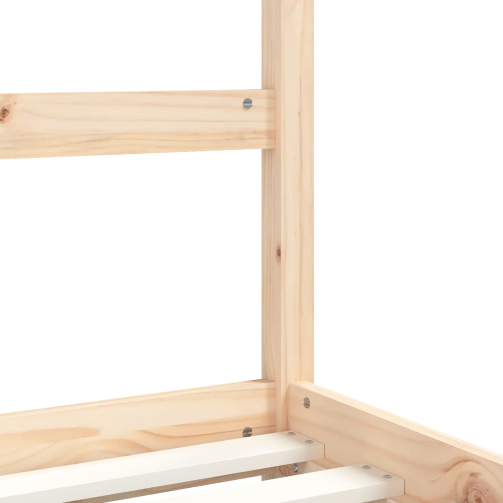 Barnesengeramme med skuffer 90x190 cm heltre furu - SminkeBord.no