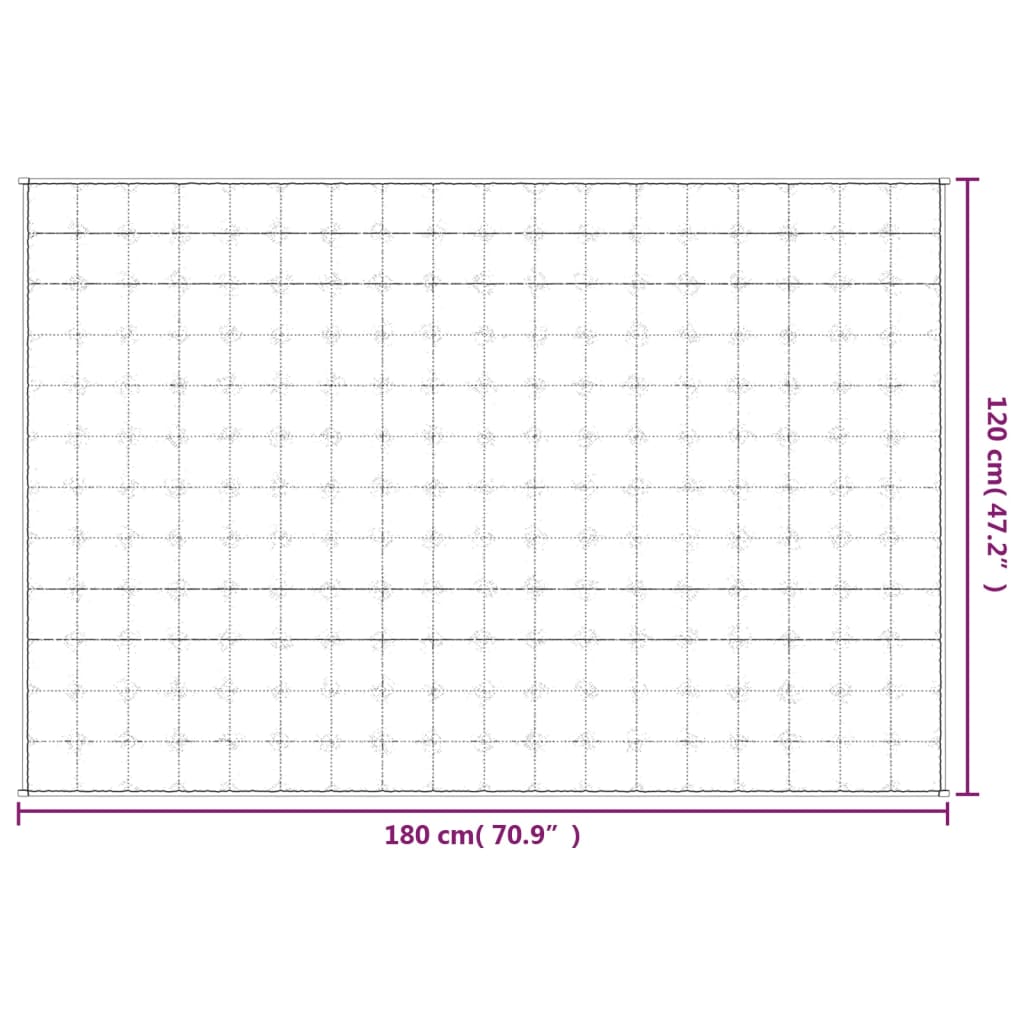 Vektdyne blå 120x180 cm 5 kg stoff