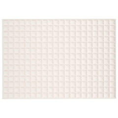 Vektdyne kremhvit 138x200 cm 10 kg stoff