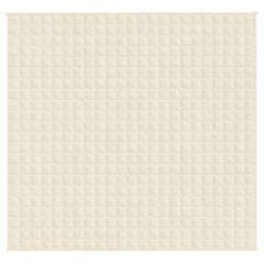 Vektdyne kremhvit 220x235 cm 15 kg stoff