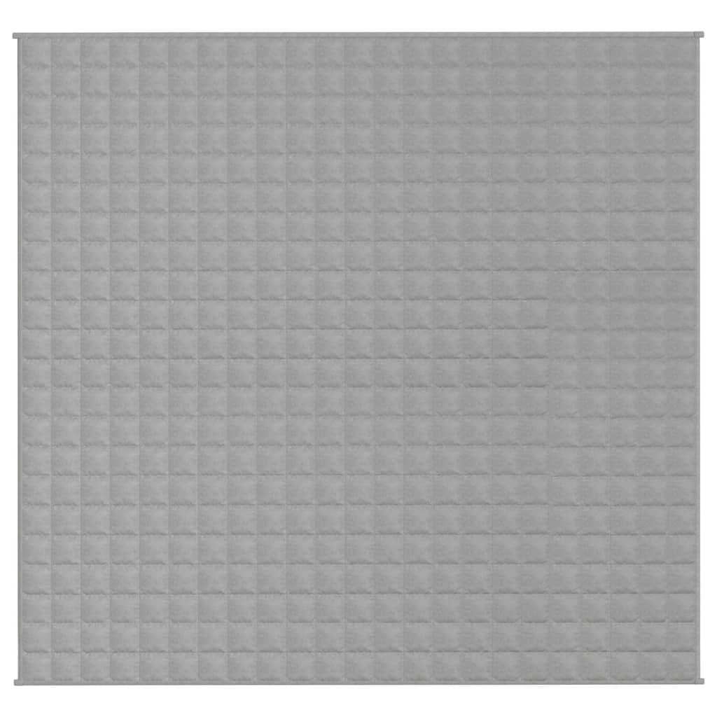 Vektdyne grå 220x240 cm 15 kg stoff
