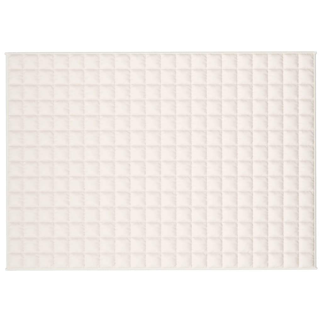 Vektdyne kremhvit 140x200 cm 6 kg stoff