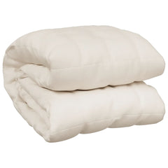 Vektdyne kremhvit 140x200 cm 10 kg stoff