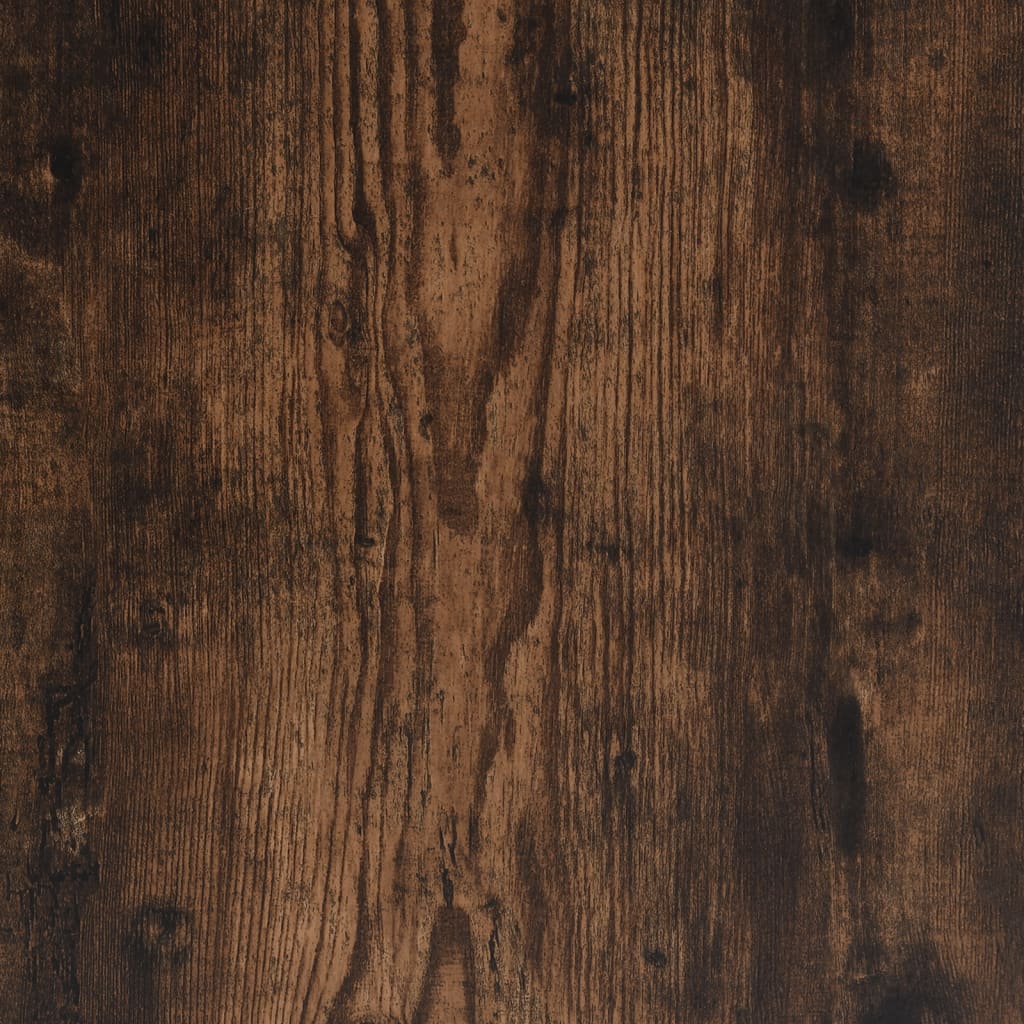 Sminkebord med speil røkt eik 90x50x132,5 cm konstruert tre