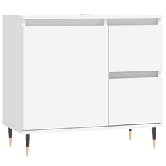 Baderomsskap hvit 65x33x60 cm konstruert tre