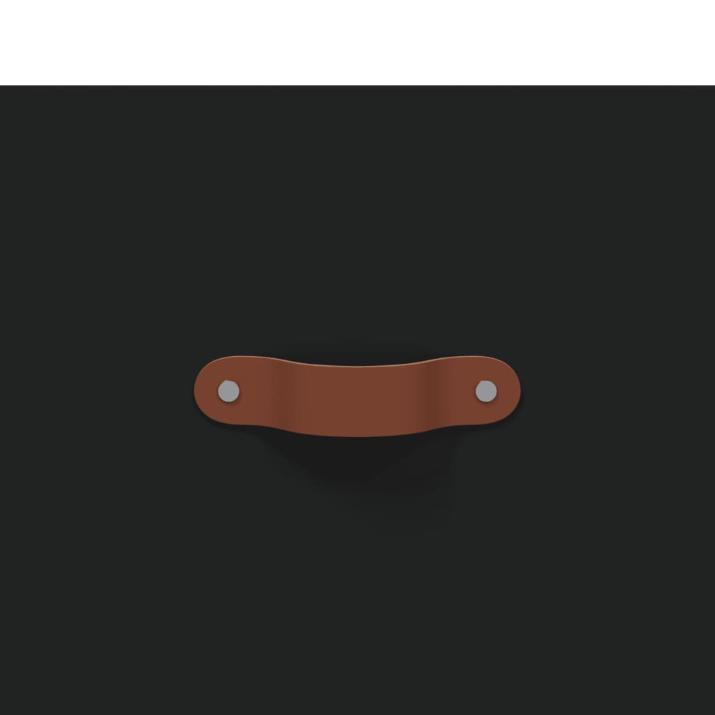 Nattbord 2 stk svart 40x35x47,5 cm konstruert tre - SminkeBord.no