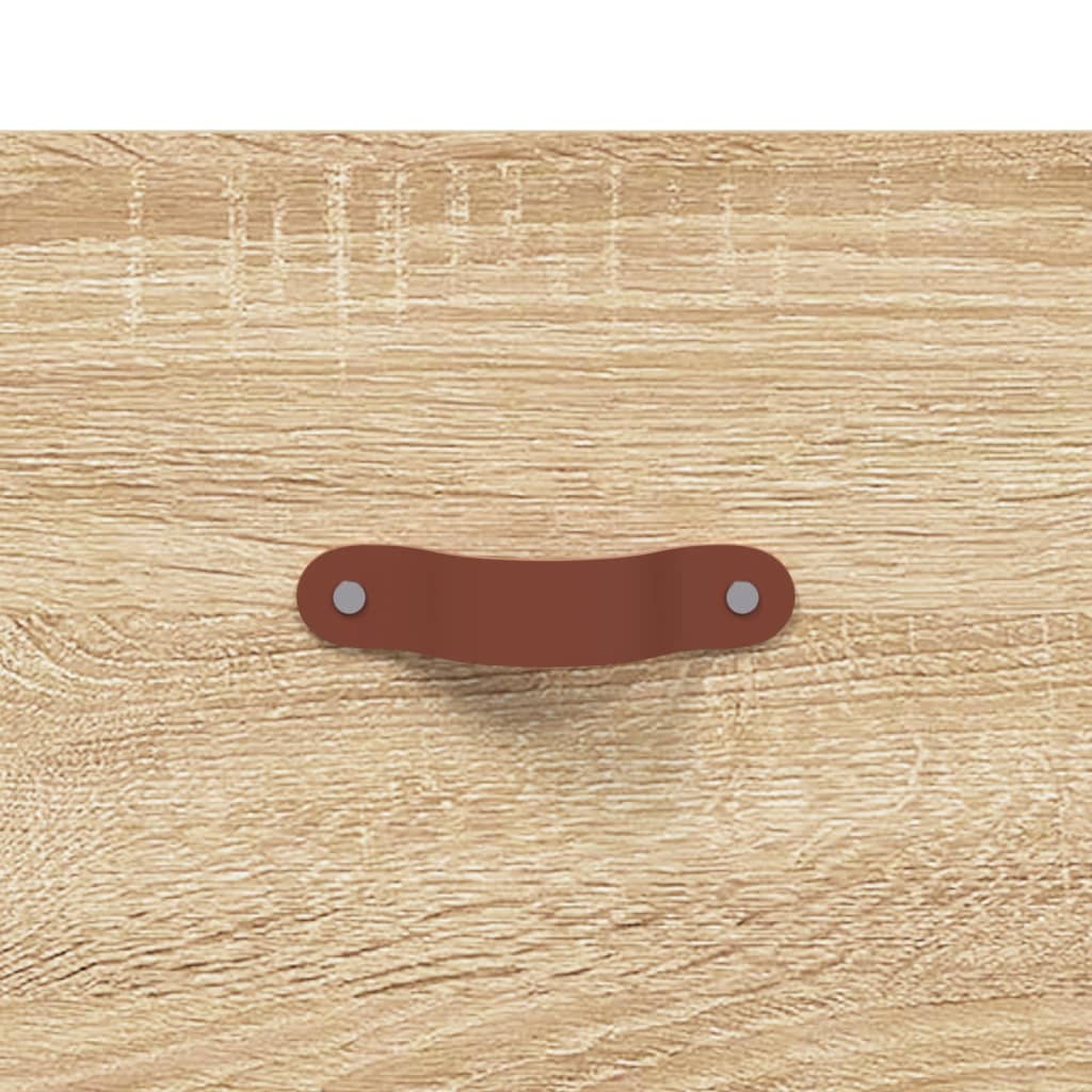 Nattbord 2 stk sonoma eik 40x35x47,5 cm konstruert tre - SminkeBord.no