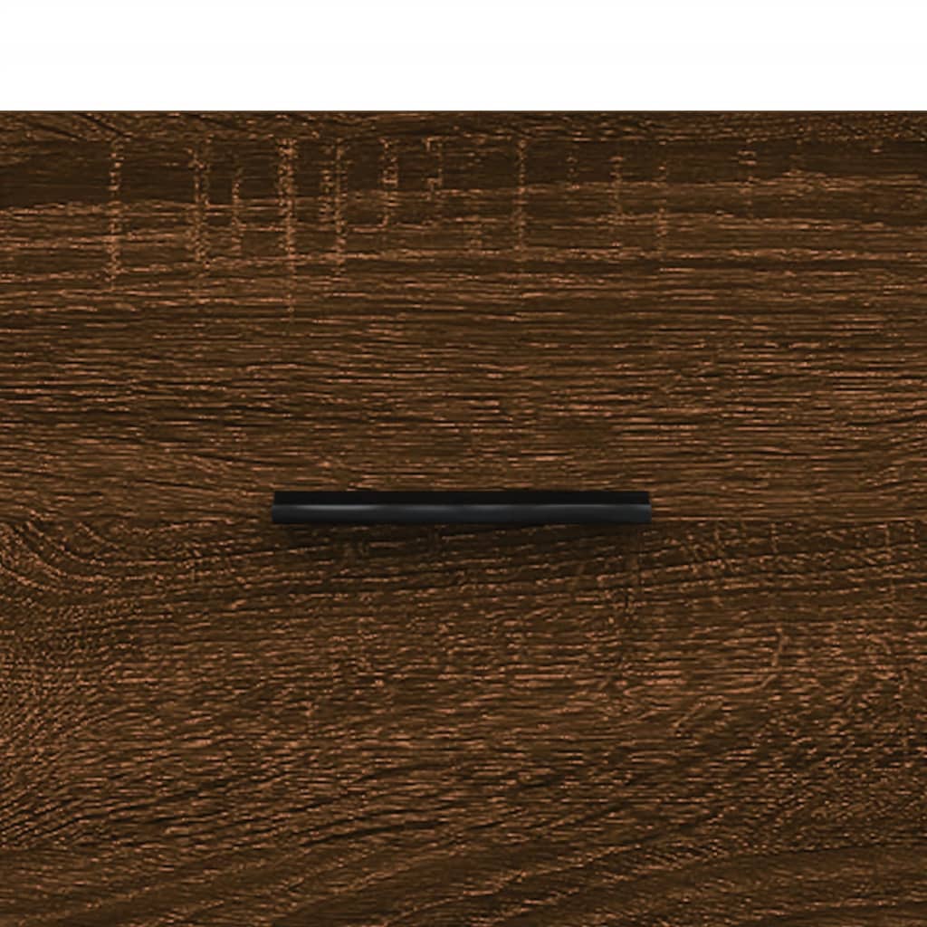 Nattbord 2 stk brun eik 40x35x47,5 cm konstruert tre - SminkeBord.no