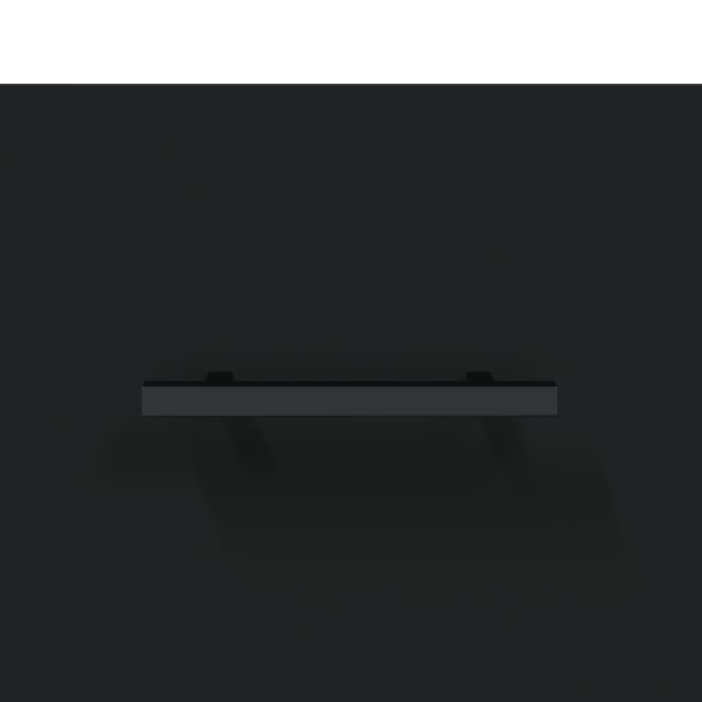 Nattbord 2 stk svart 40x35x47,5 cm konstruert tre - SminkeBord.no