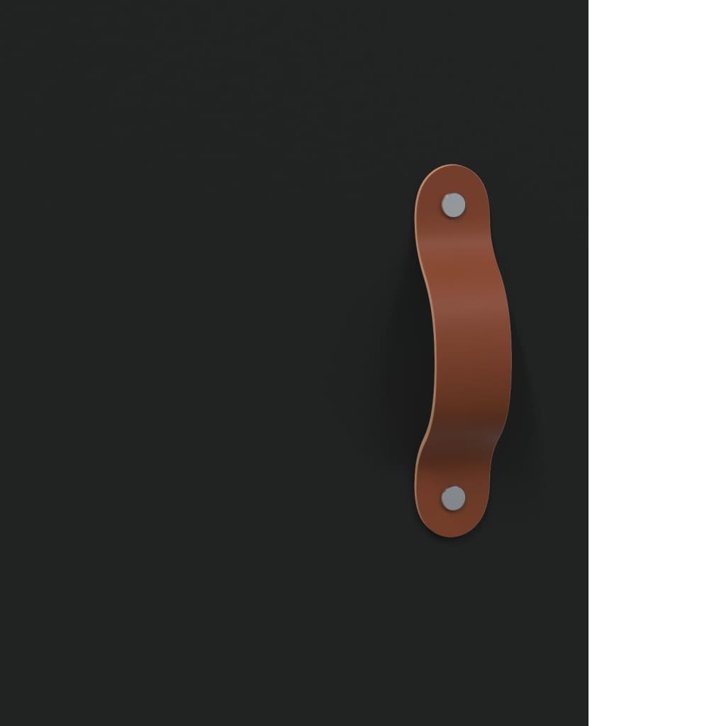 Nattbord 2 stk svart 40x40x50 cm konstruert tre - SminkeBord.no