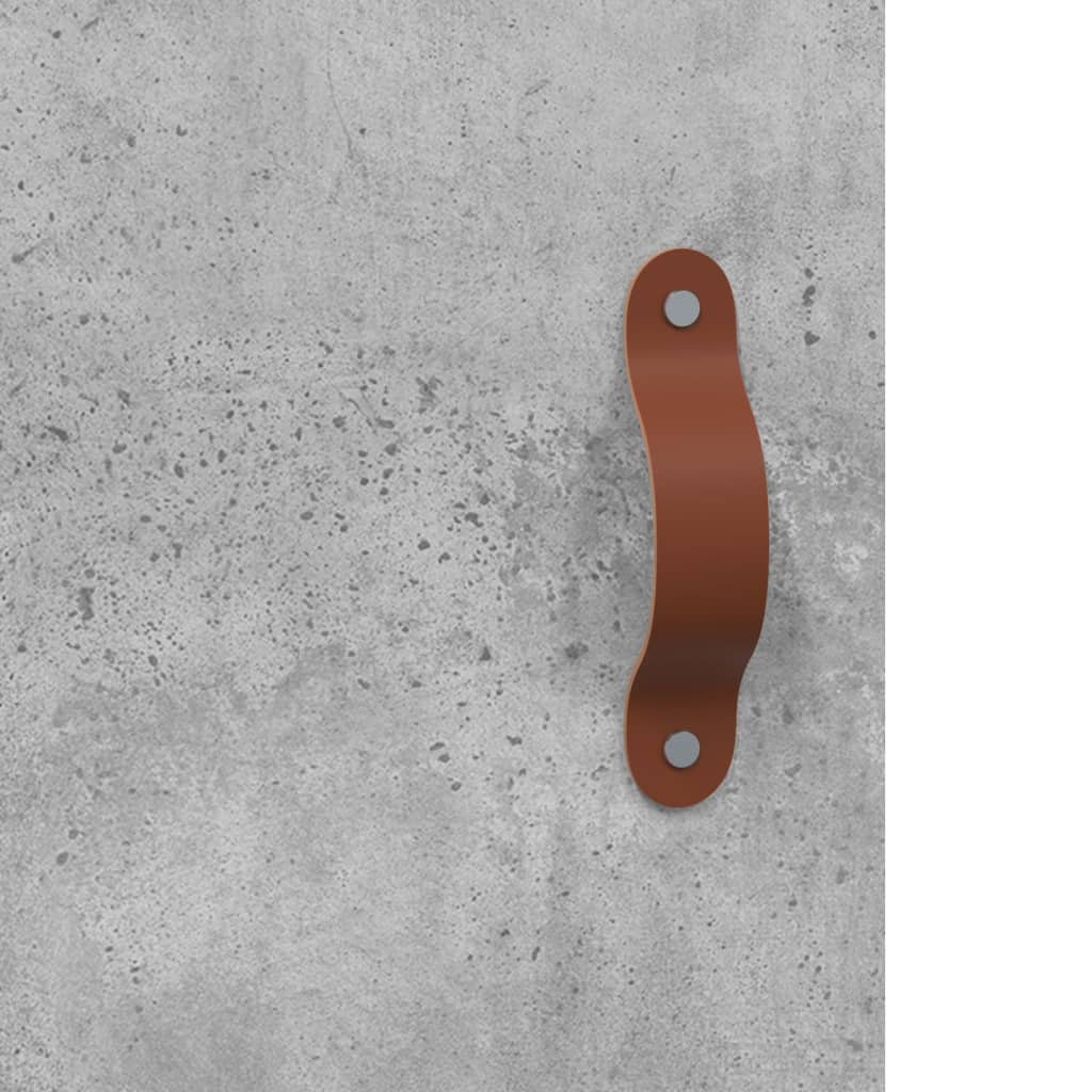 Nattbord 2 stk betonggrå 40x40x50 cm konstruert tre - SminkeBord.no