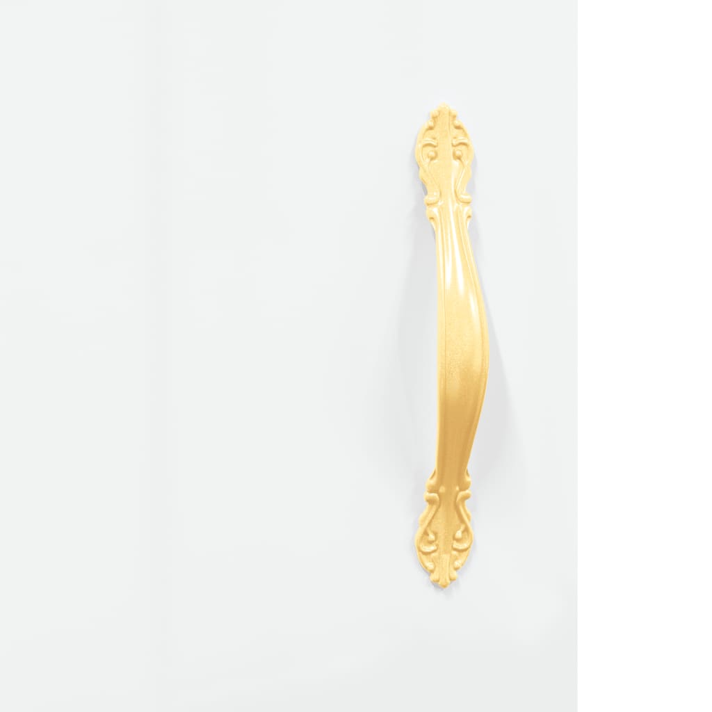 Nattbord 2 stk høyglans hvit 40x40x50 cm konstruert tre - SminkeBord.no