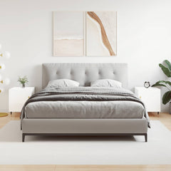 Nattbord 2 stk høyglans hvit 40x40x50 cm konstruert tre - SminkeBord.no