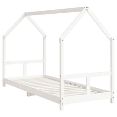 Barnesengeramme hvit 80x200 cm heltre furu - SminkeBord.no