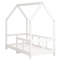 Barnesengeramme hvit 70x140 cm heltre furu