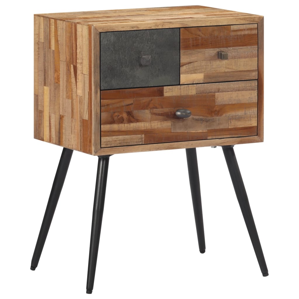Nattbord 47x31,5x60 cm heltre teak