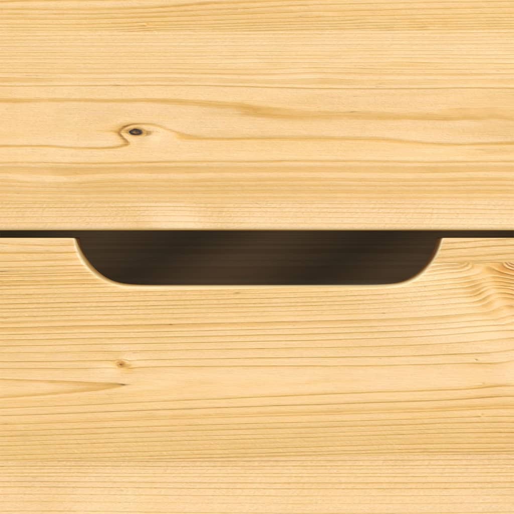 Dagseng med 2 skuffer IRUN 90x200 cm heltre furu