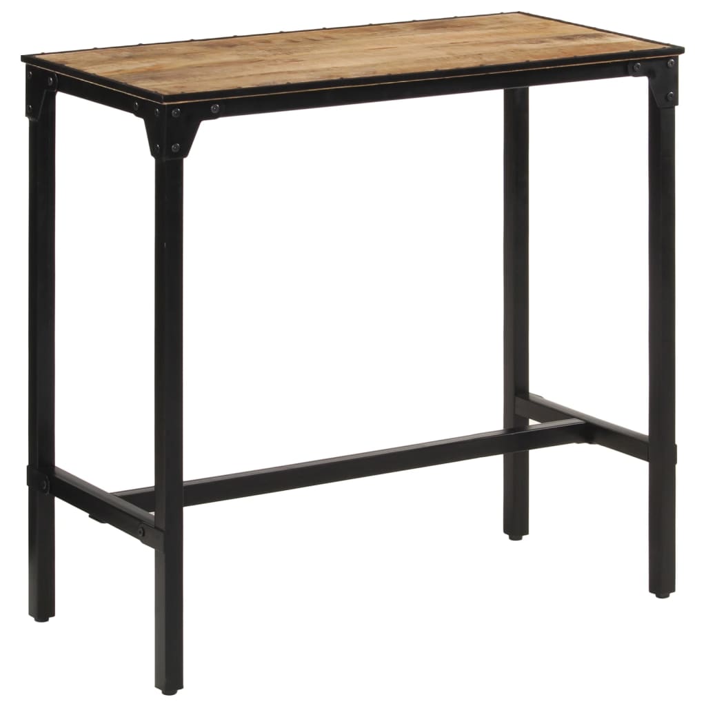 Barbord 110x55x107 cm grovt heltre mangotre