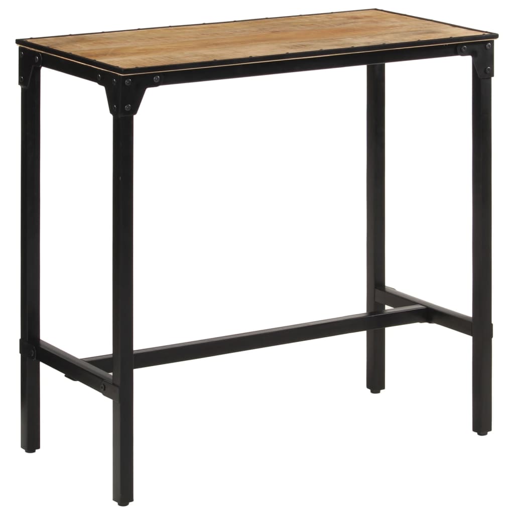 Barbord 110x55x107 cm grovt heltre mangotre