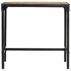 Barbord 110x55x107 cm grovt heltre mangotre