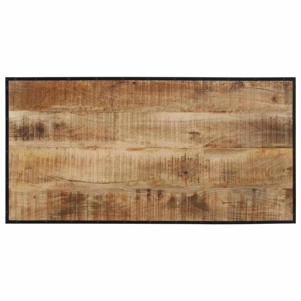 Barbord 110x55x107 cm grovt heltre mangotre