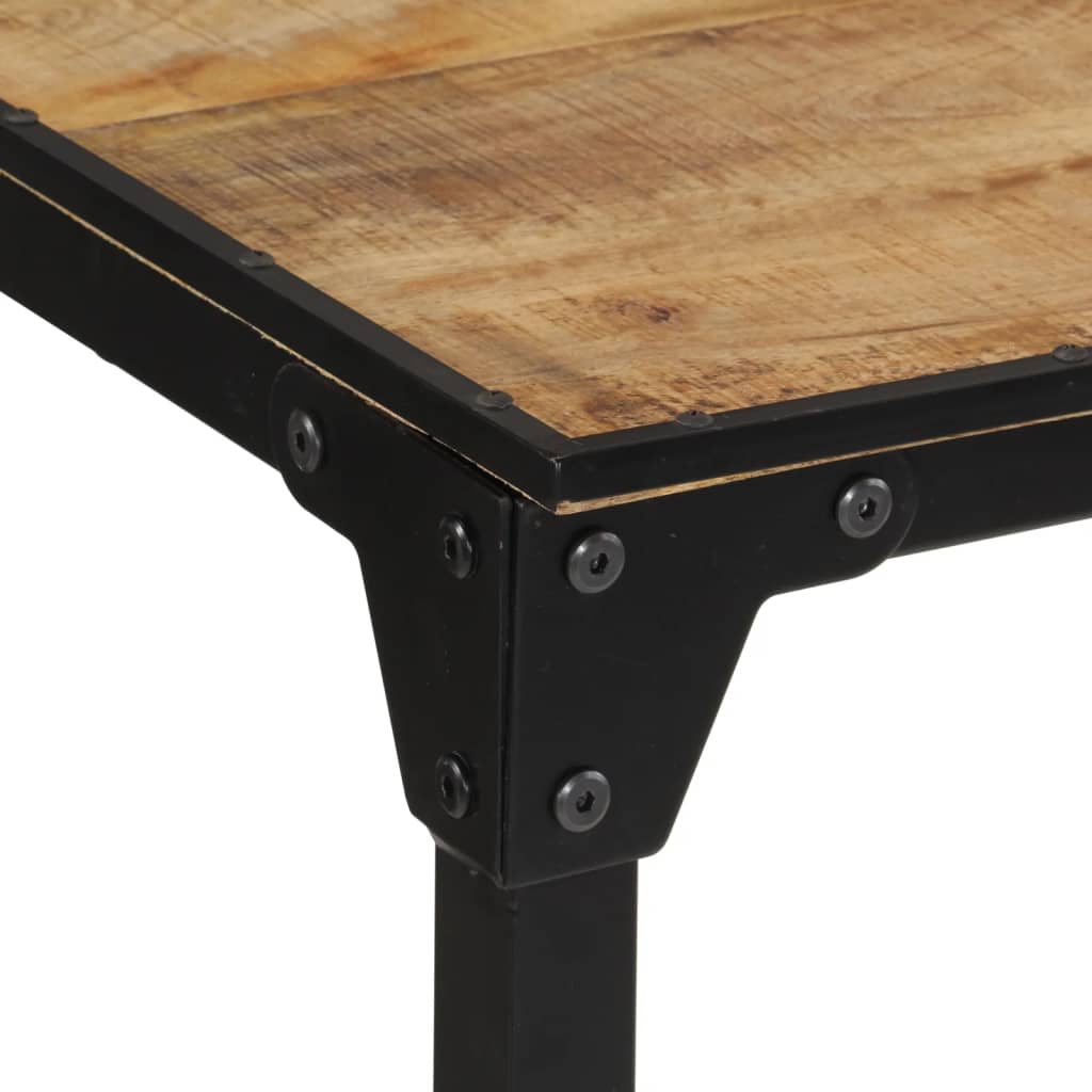 Barbord 110x55x107 cm grovt heltre mangotre