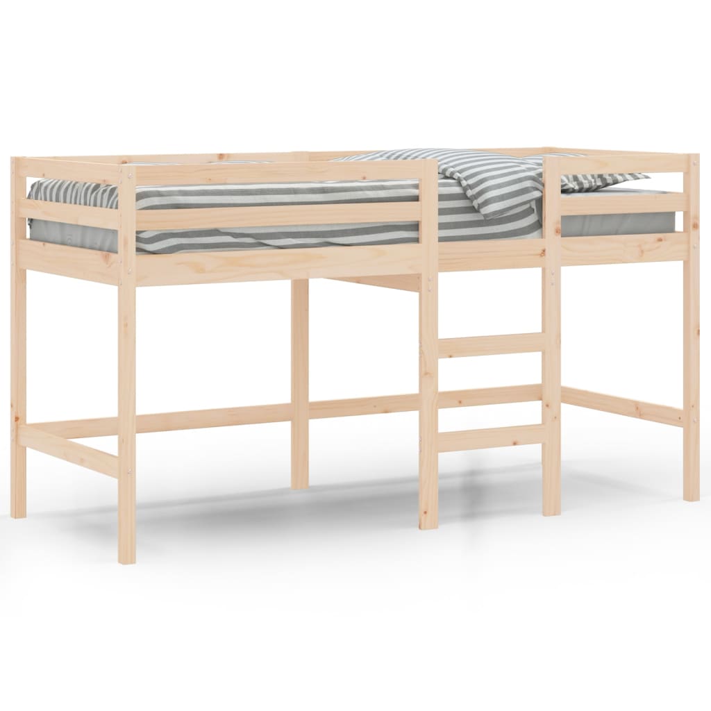 Køyeseng for barn med stige 80x200 cm heltre furu