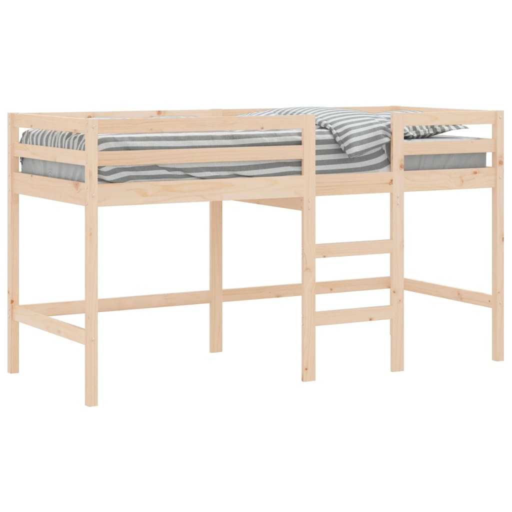 Køyeseng for barn med stige 80x200 cm heltre furu