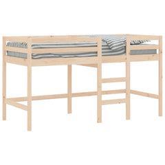Køyeseng for barn med stige 80x200 cm heltre furu