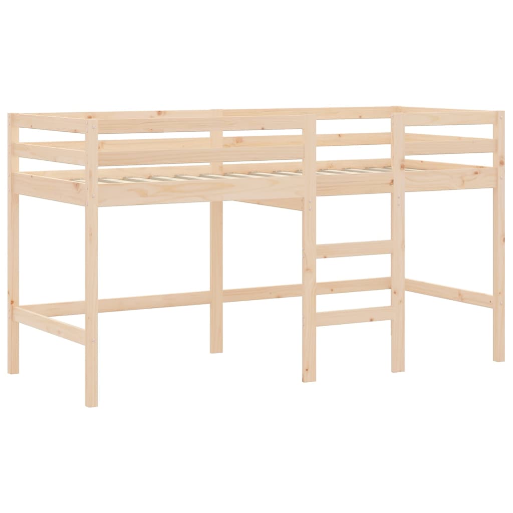 Køyeseng for barn med stige 80x200 cm heltre furu