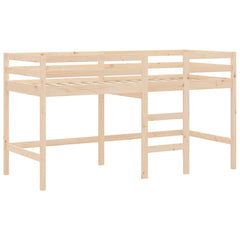 Køyeseng for barn med stige 80x200 cm heltre furu