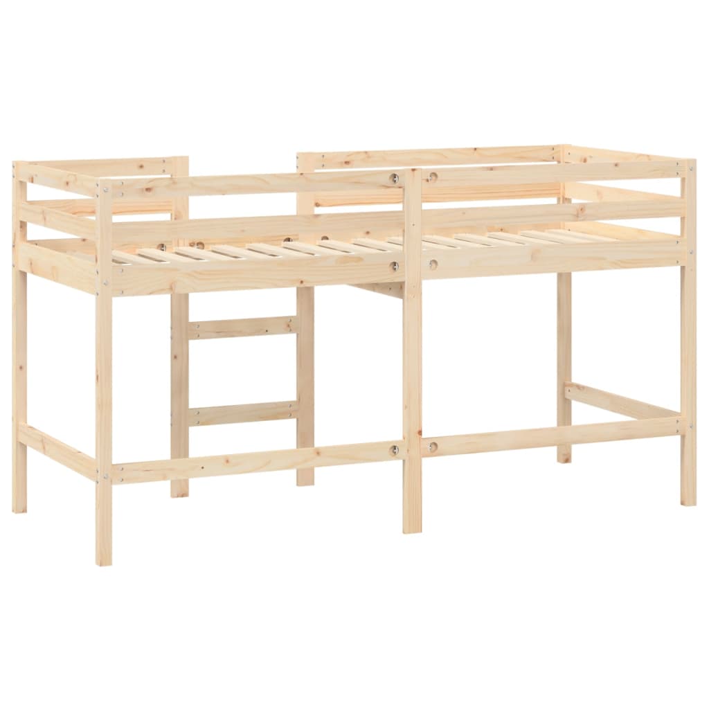 Køyeseng for barn med stige 80x200 cm heltre furu