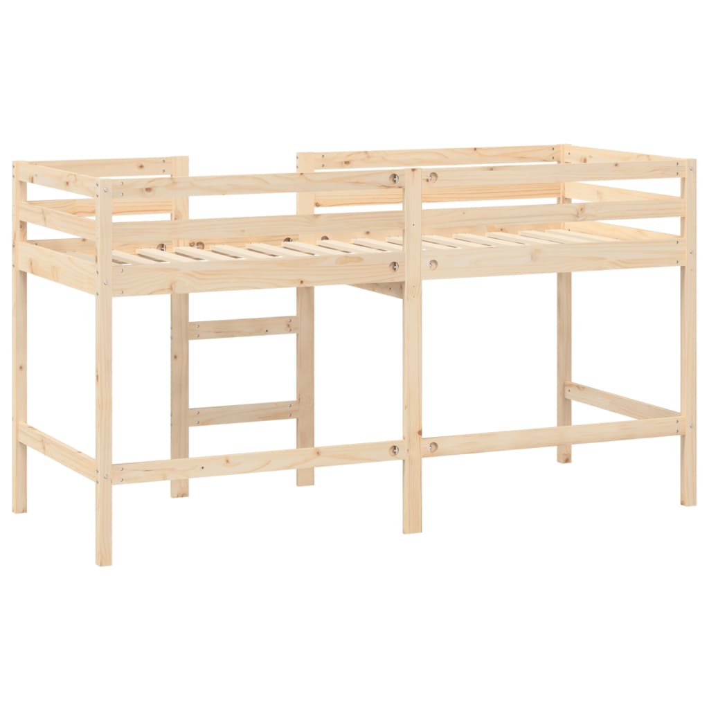 Køyeseng for barn med stige 90x200 cm heltre furu