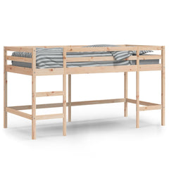 Køyeseng for barn med stige 80x200 cm heltre furu