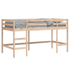 Køyeseng for barn med stige 80x200 cm heltre furu
