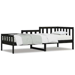 Dagseng svart 80x200 cm heltre furu