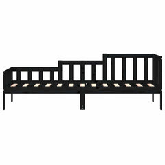 Dagseng svart 80x200 cm heltre furu