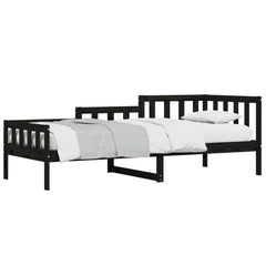 Dagseng svart 90x190 cm heltre furu