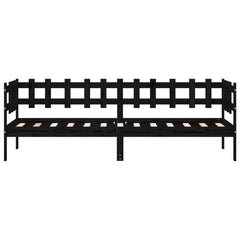 Dagseng svart 90x200 cm heltre furu