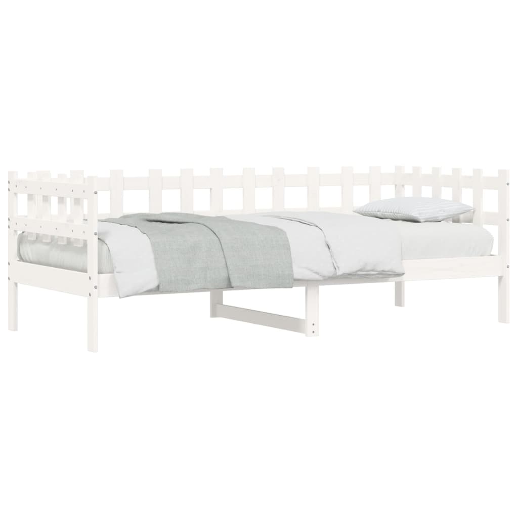 Dagseng uten madrass hvit 90x190 cm heltre furu