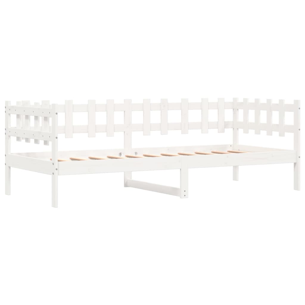 Dagseng uten madrass hvit 90x190 cm heltre furu