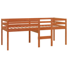 Høyseng voksbrun 75x190 cm heltre furu
